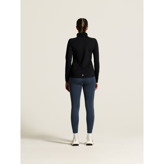 Craft Gain Thermal Funnelneck W – Bluză termică cu guler înalt - Negru
