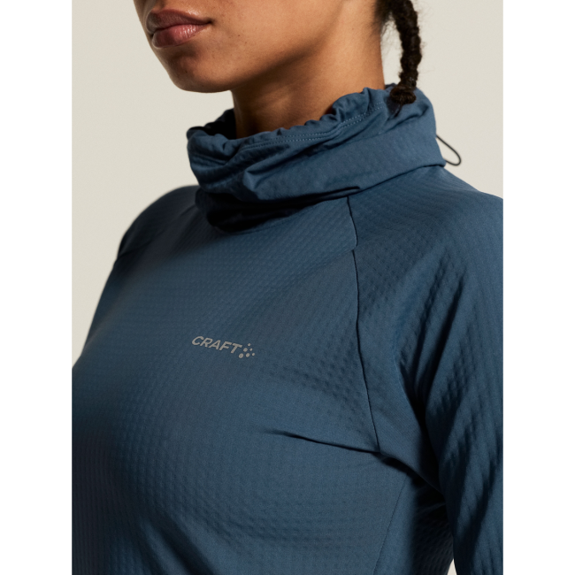 Craft Gain Thermal Funnelneck W – Bluză termică cu guler înalt - Albastru