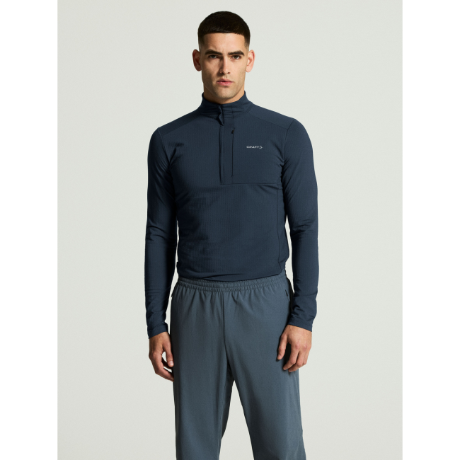 Craft Gain Thermal Midlayer 2 – Bluză termică cu fermoar scurt - Albastru