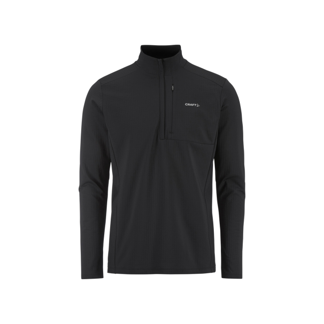 Craft Gain Thermal Midlayer 2 – Bluză termică cu fermoar scurt - Negru
