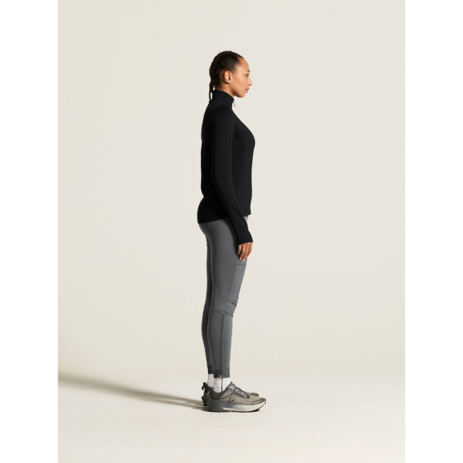 Craft Gain Thermal Midlayer 2 W – Bluză termică cu fermoar scurt - Negru
