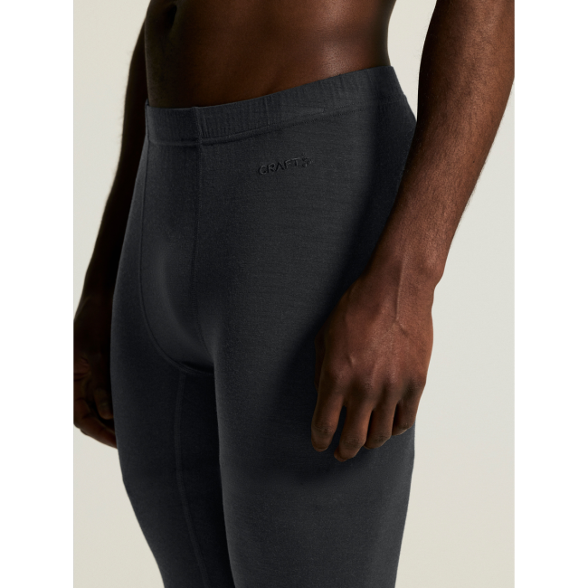 Craft Wool 95 Knickers – Pantaloni 3/4 strat de bază din lână merinos 95% - Negru