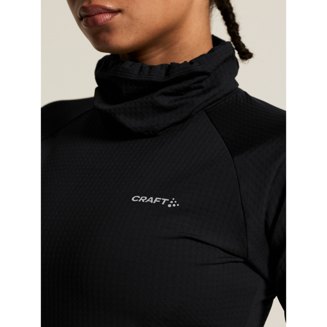 Craft Gain Thermal Funnelneck W – Bluză termică cu guler înalt - Negru