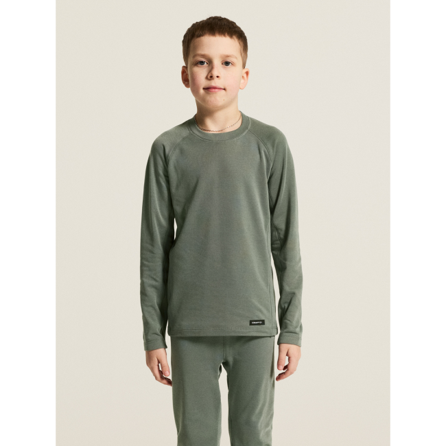 Craft Thermal Baselayer Set 2 Junior – Set strat de bază termic pentru copii - Verde
