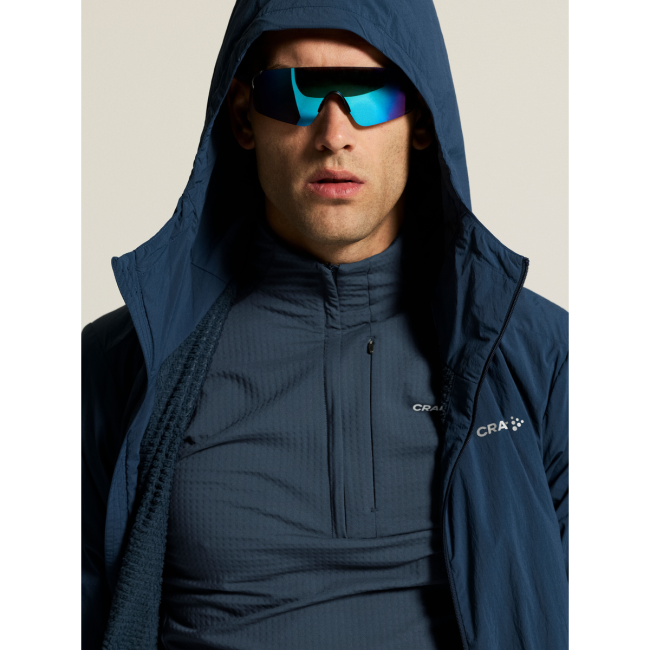Craft Gain Thermal Midlayer 2 – Bluză termică cu fermoar scurt - Albastru