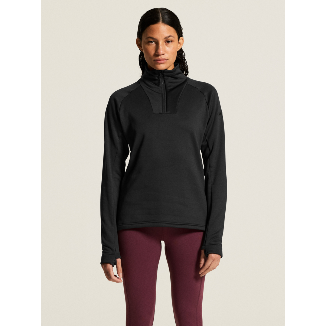Craft Explore Power Fleece Half Zip W – Bluză fleece elastică cu fermoar scurt - Negru