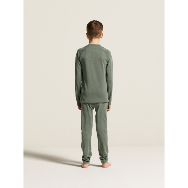 Craft Thermal Baselayer Set 2 Junior – Set strat de bază termic pentru copii - Verde