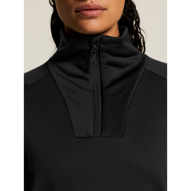 Craft Explore Power Fleece Half Zip W – Bluză fleece elastică cu fermoar scurt - Negru