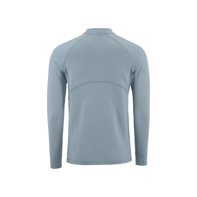 Craft Wool Comfort Rn LS – Bluză strat de bază cu lână, dublu strat - Gri