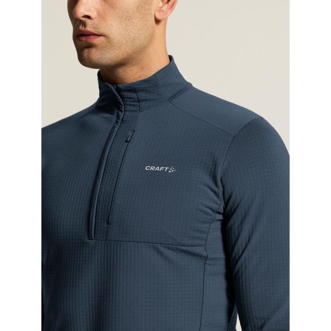 Craft Gain Thermal Midlayer 2 – Bluză termică cu fermoar scurt - Albastru