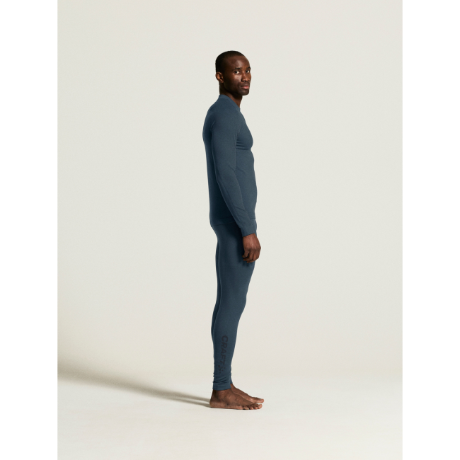 Craft Warm Comfort LS – Bluză strat de bază caldă - Albastru