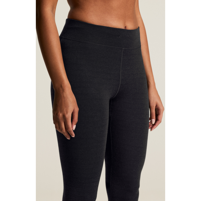 Craft Wool Comfort Pant W – Pantaloni strat de bază cu lână, dublu strat - Negru