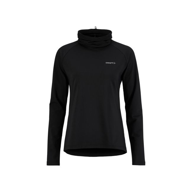 Craft Gain Thermal Funnelneck W – Bluză termică cu guler înalt - Negru