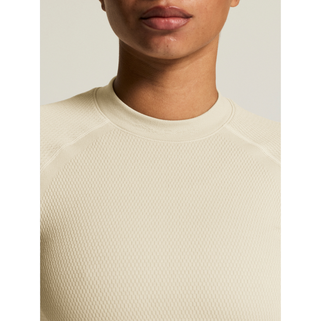 Craft Warm Comfort LS W – Bluză strat de bază caldă - Bej
