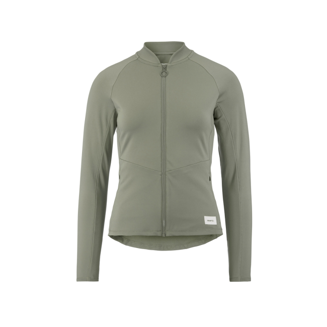 Craft Collective Zip Sweater W – Bluză de antrenament cu fermoar întreg - Verde