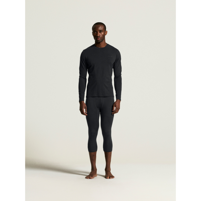Craft Wool 95 Knickers – Pantaloni 3/4 strat de bază din lână merinos 95% - Negru