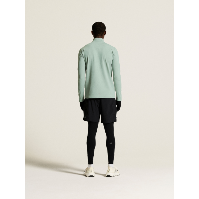 Craft Gain Thermal Midlayer 2 – Bluză termică cu fermoar scurt - Verde