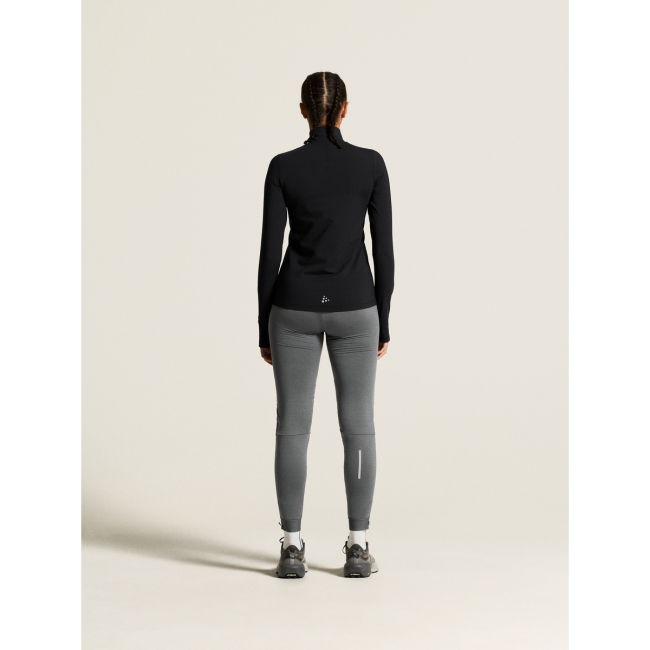 Craft Gain Thermal Midlayer 2 W – Bluză termică cu fermoar scurt - Negru