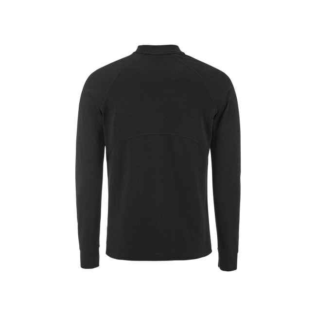 Craft Wool Comfort Rn LS – Bluză strat de bază cu lână, dublu strat - Negru