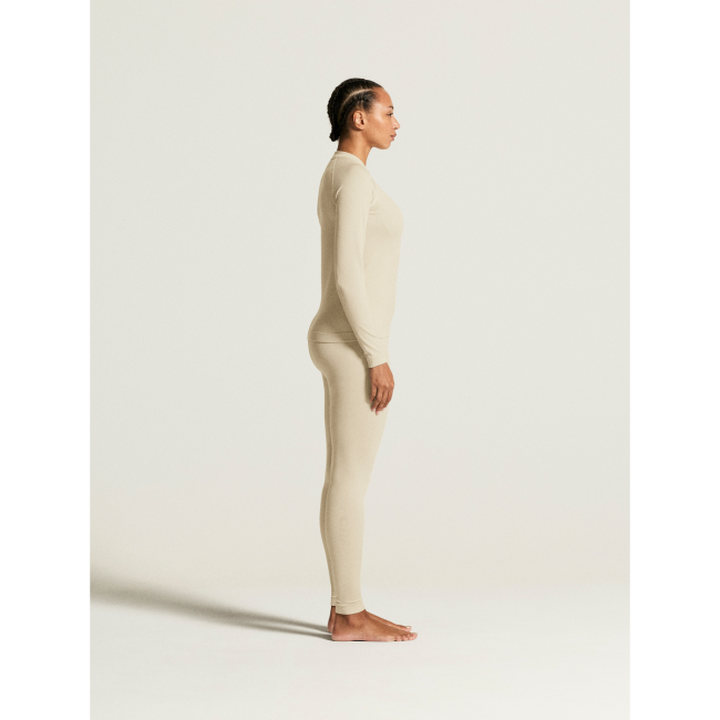 Craft Warm Comfort Pant W – Pantaloni strat de bază calzi - Bej