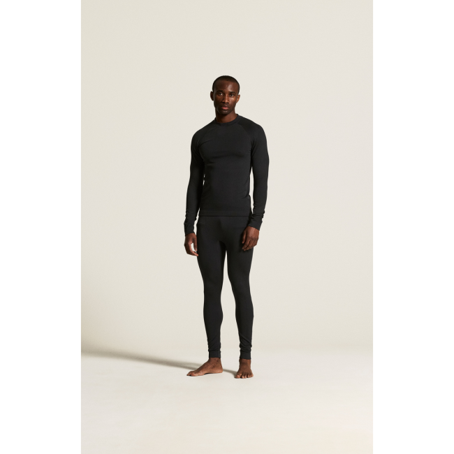Craft Warm Comfort LS – Bluză strat de bază caldă - Negru