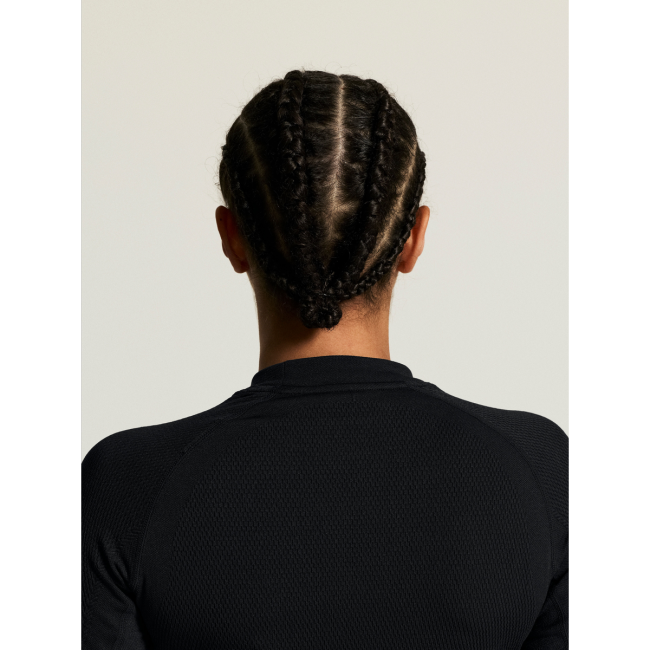 Craft Warm Comfort LS W – Bluză strat de bază caldă - Negru