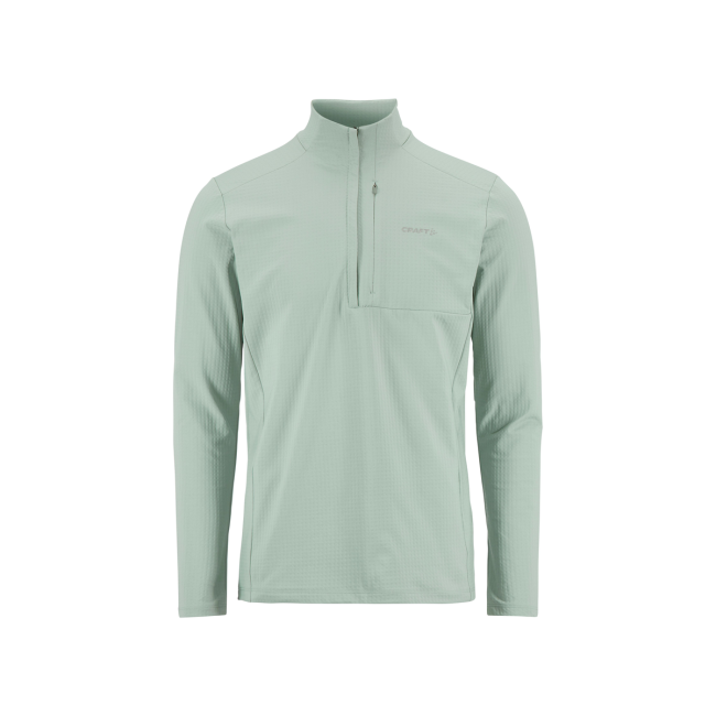 Craft Gain Thermal Midlayer 2 – Bluză termică cu fermoar scurt - Verde