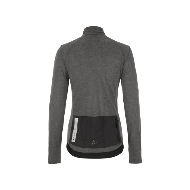 Craft Bike Subz Wool LS Jersey W – Tricou de ciclism cu lână merinos - Negru