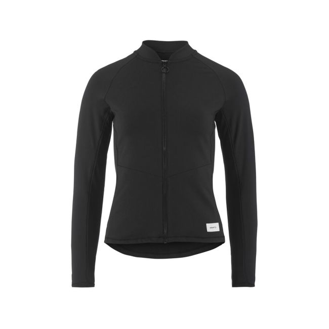 Craft Collective Zip Sweater W – Bluză de antrenament cu fermoar întreg - Negru