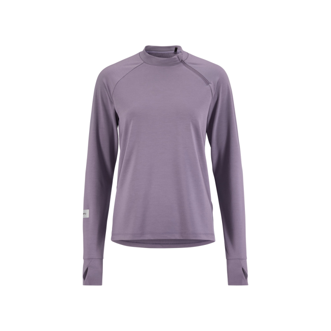 Craft Subz Zip Jersey W – Bluză caldă de alergare cu fermoar - Mov