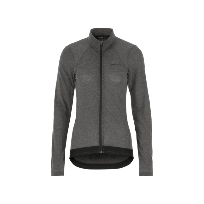 Craft Bike Subz Wool LS Jersey W – Tricou de ciclism cu lână merinos - Negru
