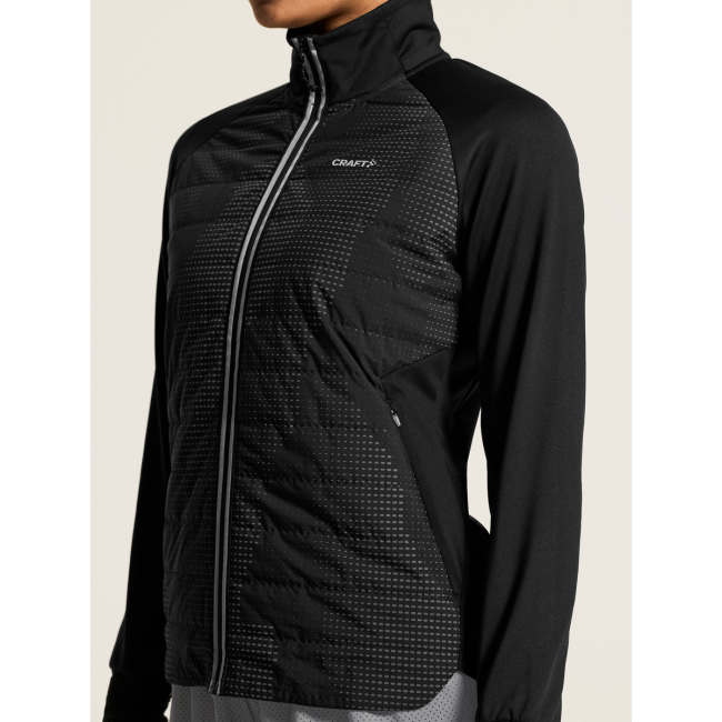 Craft Subz Lumen Jacket W – Geacă de alergare izolată reflectorizantă - Negru