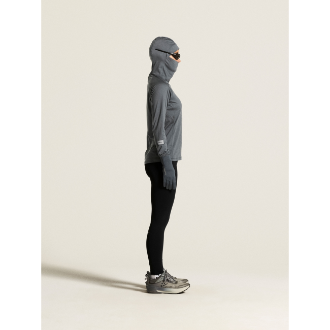 Craft Subz Thermal Hood W – Bluză termică de alergare cu glugă - Gri