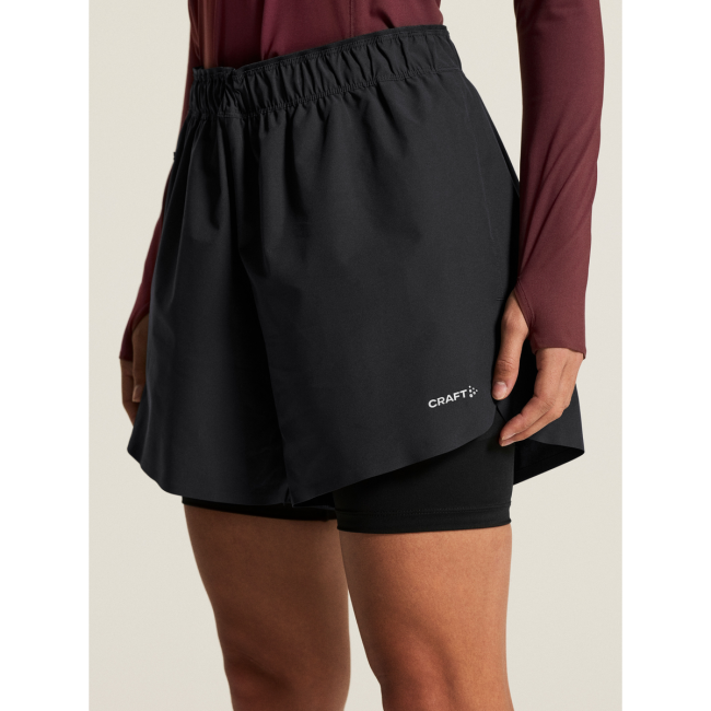 Craft Hydro Shorts W – Pantaloni scurți de alergare impermeabili - Negru