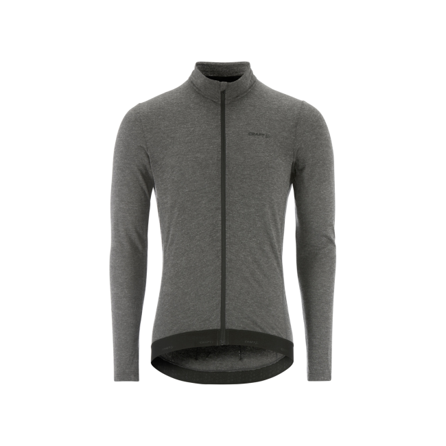 Craft Bike Subz Wool LS Jersey – Tricou de ciclism cu lână merinos - Negru