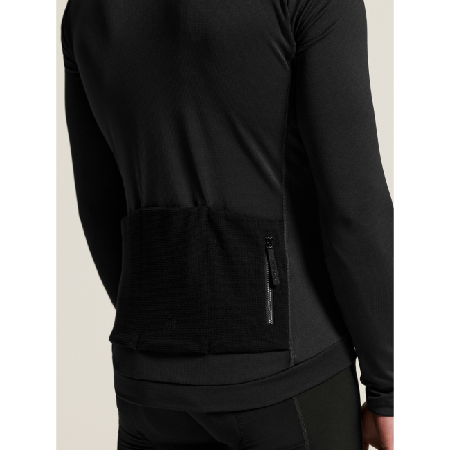 Craft Bike Subz LS Jersey 2 – Tricou de ciclism cald cu mânecă lungă - Negru
