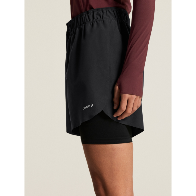 Craft Hydro Shorts W – Pantaloni scurți de alergare impermeabili - Negru