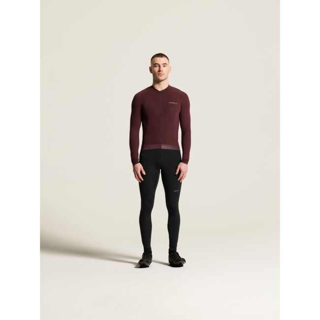 Craft Endur Training LS Jersey – Tricou de ciclism cu mânecă lungă - Roșu