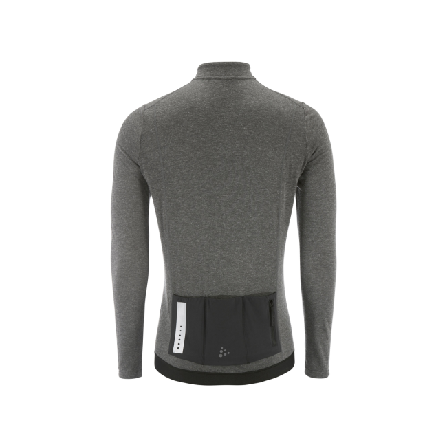 Craft Bike Subz Wool LS Jersey – Tricou de ciclism cu lână merinos - Negru