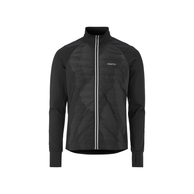 Craft Subz Lumen Jacket – Geacă de alergare izolată reflectorizantă - Negru