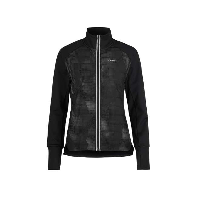 Craft Subz Lumen Jacket W – Geacă de alergare izolată reflectorizantă - Negru