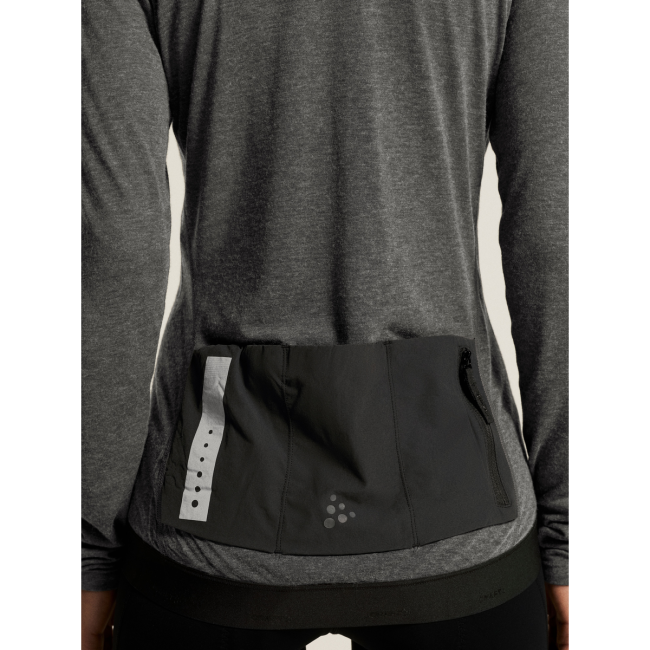 Craft Bike Subz Wool LS Jersey W – Tricou de ciclism cu lână merinos - Negru