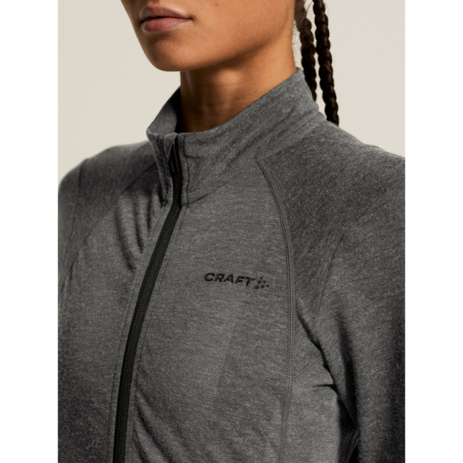 Craft Bike Subz Wool LS Jersey W – Tricou de ciclism cu lână merinos - Negru