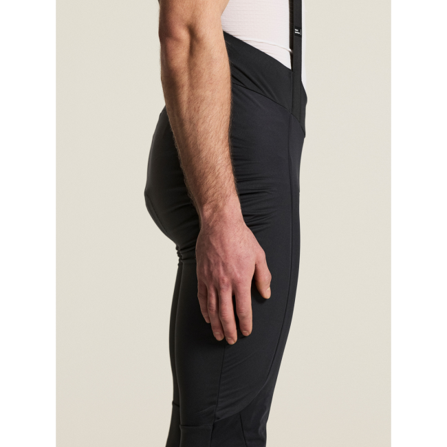 Craft Bike Subz Wind Bib Tights C3 – Colanți de ciclism cu bretele, anti-vânt, bazon C3 - Negru