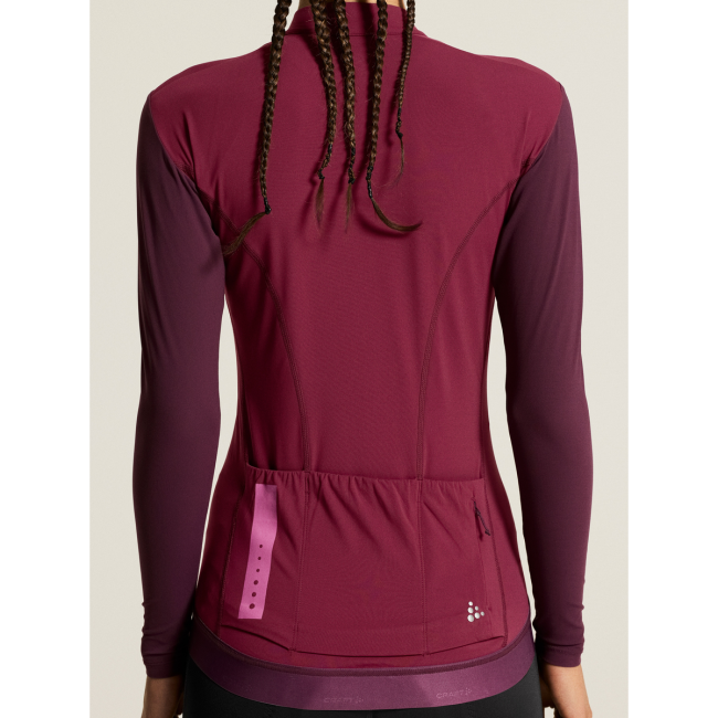 Craft Endur Training LS Jersey W – Tricou de ciclism cu mânecă lungă - Mov