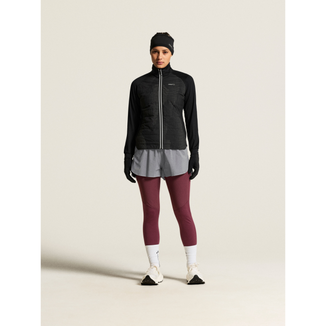 Craft Subz Lumen Jacket W – Geacă de alergare izolată reflectorizantă - Negru