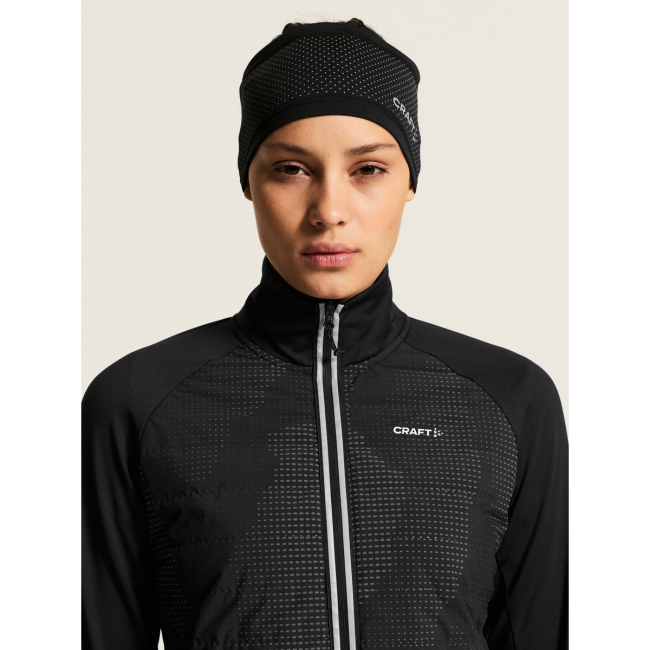 Craft Subz Lumen Jacket W – Geacă de alergare izolată reflectorizantă - Negru