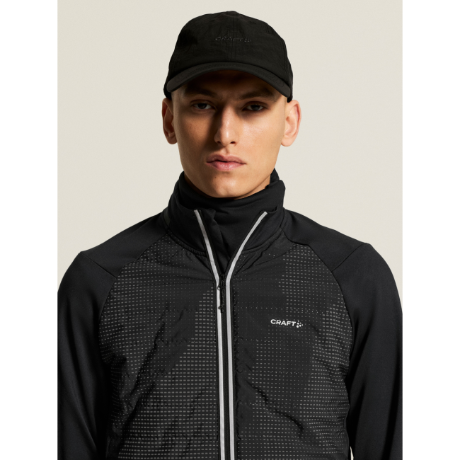 Craft Subz Lumen Jacket – Geacă de alergare izolată reflectorizantă - Negru
