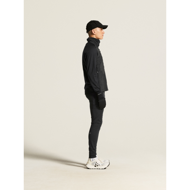 Craft Subz Lumen Jacket – Geacă de alergare izolată reflectorizantă - Negru
