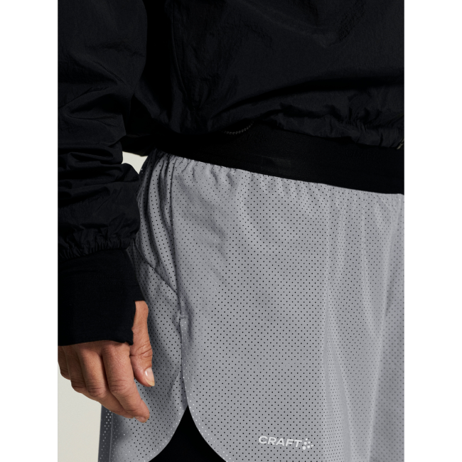 Craft Reflective Shorts W – Pantaloni scurți de alergare reflectorizanți - Gri